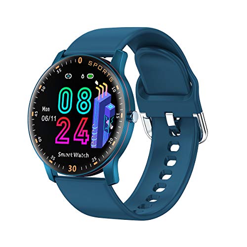 DCU TECNOLOGIC Smartwatch Sport Reloj Inteligente Multideporte en Silicona Azul