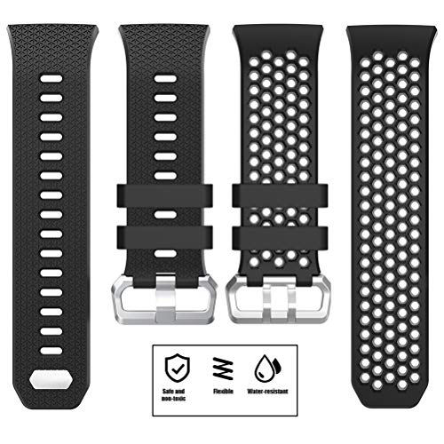 DD para Fitbit Ionic Correas, Ajustable Silicona Suave Deportiva Banda Repuesto Accesorio para Fitbit Ionic Reloj