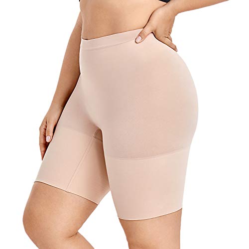 DELIMIRA Pantalones Moldeadores Braguitas Reductoras Adelgazantes Tallas Grandes para Mujer Beige 40