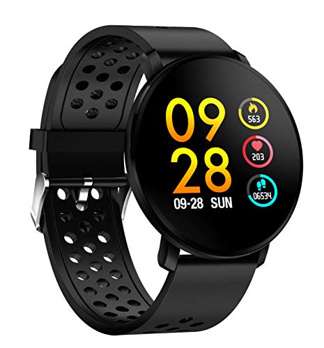 Denver SW-171BLACK Reloj Inteligente Negro IPS 3,3 cm (1.3") SW-171BLACK, 3,3 cm (1.3"), IPS, Pantalla táctil, 240 h, 100 g, Negro