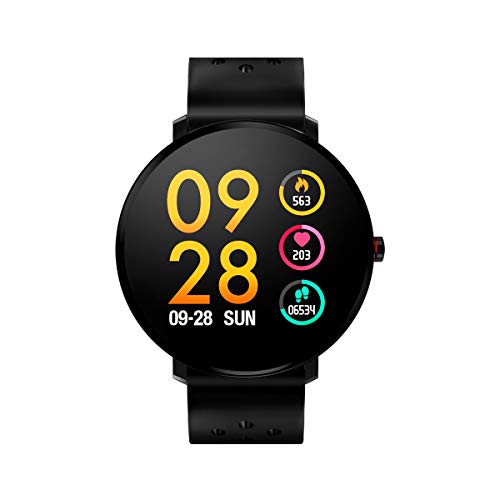 Denver SW-171BLACK Reloj Inteligente Negro IPS 3,3 cm (1.3") SW-171BLACK, 3,3 cm (1.3"), IPS, Pantalla táctil, 240 h, 100 g, Negro