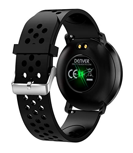 Denver SW-171BLACK Reloj Inteligente Negro IPS 3,3 cm (1.3") SW-171BLACK, 3,3 cm (1.3"), IPS, Pantalla táctil, 240 h, 100 g, Negro