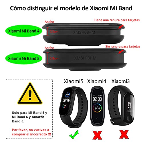 DEOU 2 Pack Correa Compatible con Xiaomi Mi Band 6 / Xiaomi Mi Band 5 / Amazfit Band 5,Coloridos Suave Silicona Pulseras de Repuesto para Mi Band 5 & Mi Band 6 & Amazfit Band 5(Blanco/Rosa Sand)