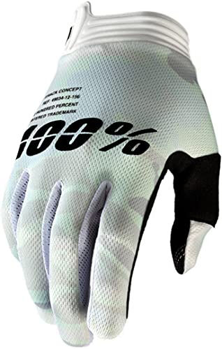 Desconocido 100% Itrack Glove Guantes, Unisex Adulto, White Camo, SM