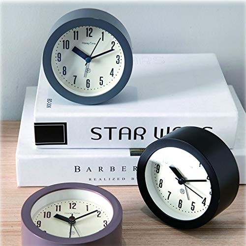 Despertador Alarma niños Reloj/Luminoso de la lámpara/Silencio sin tictac/Redondo/Blanca Simple/for Servicio de Mesa, de Noche/Alarma for el Dormitorio Reloj Despertador Digital