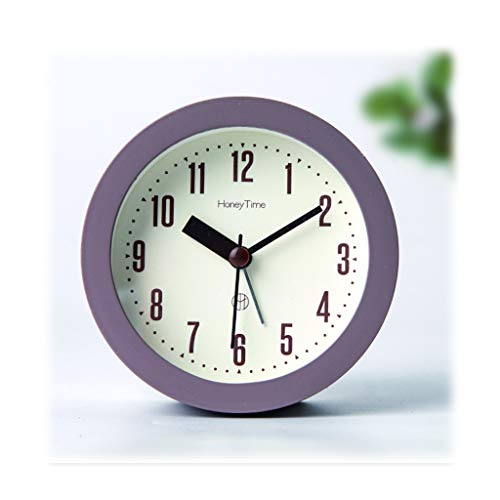 Despertador Digital Alarma niños Reloj/Luminoso de la lámpara/Silencio sin tictac/Redondo/Blanca Simple/for Servicio de Mesa, de Noche/Alarma for el Dormitorio Despertador