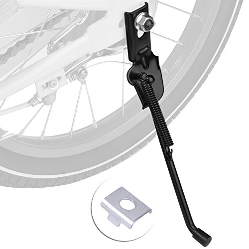 Dewel Pata de Bicicleta para Bicicleta Infantil de 18'' Aluminio Bicicleta Soporte Lateral Retroceso de Caballete Lateral Antideslizante