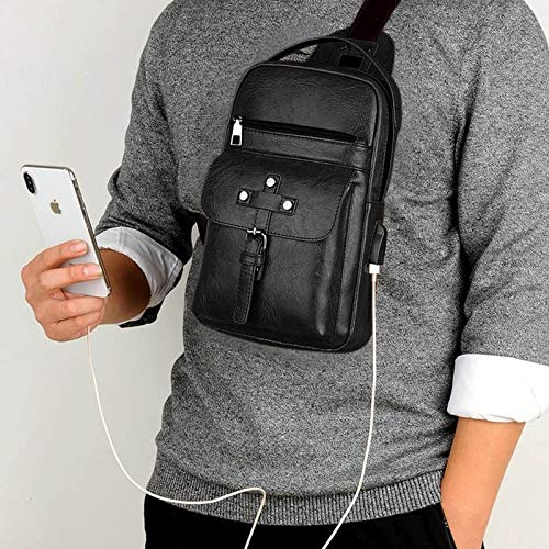 DFV mobile - Mochila Bolso Bandolera Compatible con Ebook, Tablet y para CELLALLURE Cool Extreme 2 (2019) - Negra