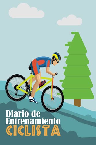 Diario de Entrenamiento Ciclista: Libro de registro de Ciclistas para realizar un seguimiento de sus Paseos y Senderos. Gran regalo para cualquier ... al aire libre y el ciclismo de montaña