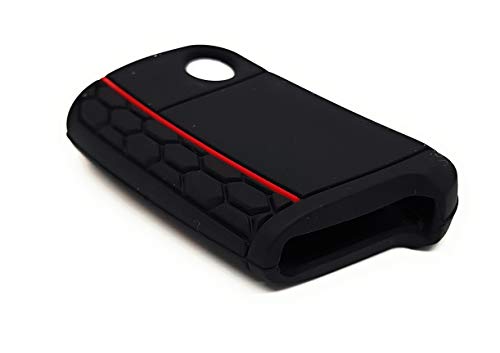 DigitalTech® - Funda Llave Coche. Compatible Golf,MK,Polo,Jetta,Touran,T-ROC,Tiguan,Seat Leon,Ibiza,Toledo,Arona,Ateca,Skoda Rapid Spaceback,Fabia,Karoq,Octavia, Superb, etc.