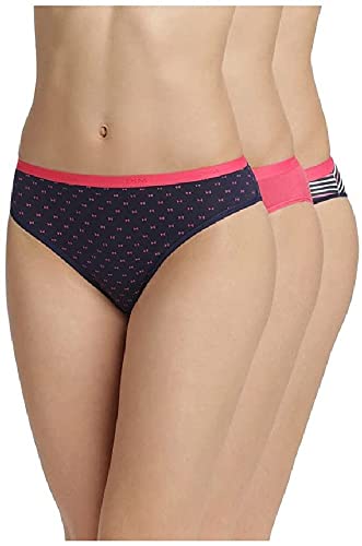 Dim Les Pockets Coton Slip X3 Braguita, Multicolor (Estampado 5MM), 40 (Tamaño del Fabricante: 40/42) (Pack de 3) para Mujer