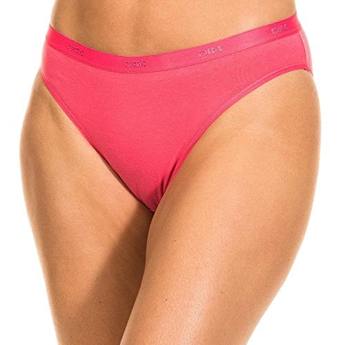 Dim Les Pockets Coton Slip X3 Braguita, Multicolor (Estampado 5MM), 40 (Tamaño del Fabricante: 40/42) (Pack de 3) para Mujer