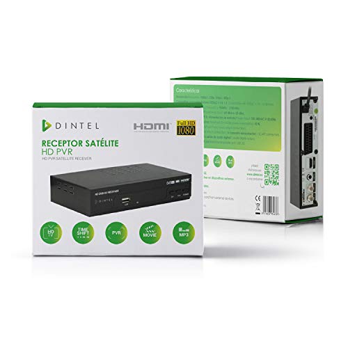 Dintel - Decodificador Receptor Satélite HD PVR USB HDMI