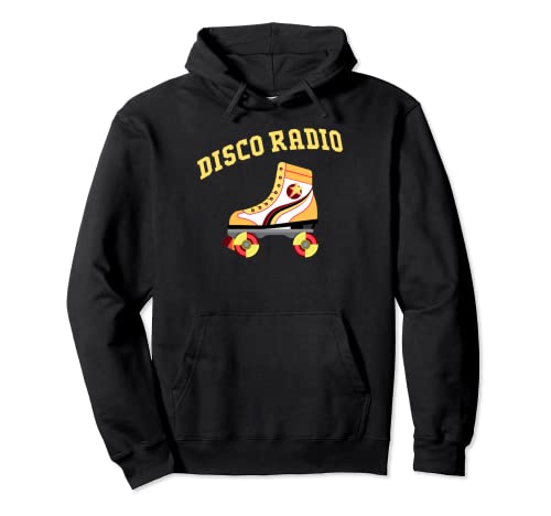 Disco Radio 70's 80's Vintage Roller Skating Discoteca Sudadera con Capucha