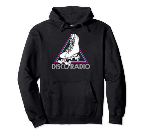 Disco Radio 70's 80's Vintage Roller Skating Discoteca Sudadera con Capucha