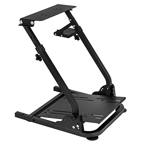 Dishot Soporte de rueda de carreras Pro Shifter Mount altura ajustable simulador de conducción cabina compatible con Logitech G25, G27, G29, G920 Gaming Cockpit