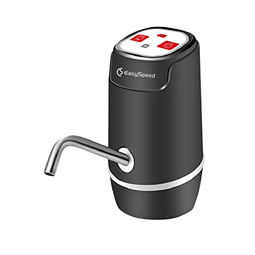 DISPENSADOR DE AGUA UNIVERSAL ELECTRICO CON FUNCION MEDIDOR AUTOSTOP USB 1200mAh con 2 ADAPTADORES, GRIFO BOMBA DOSIFICADOR AUTOMÁTICO PORTATIL PARA EXTRAER AGUA FRÍA DE BOTELLAS, GARRAFAS, BIDONES