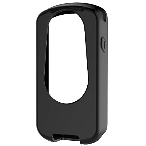 Disscool Funda de silicona para Garmin Edge 1030 Plus, suave, anticaída, funda protectora para Garmin Edge 1030 Plus/1030 (negro)