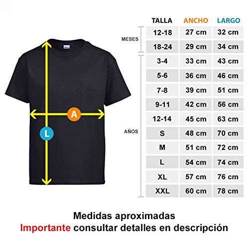 Diver Bebé Camiseta Frase el Primero del Alcorcón para hincha de su Equipo de fútbol - Negro, 5-6 años