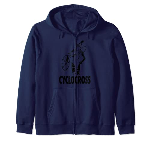 Divertido regalo de ciclocross para entusiastas de la bicicleta Sudadera con Capucha