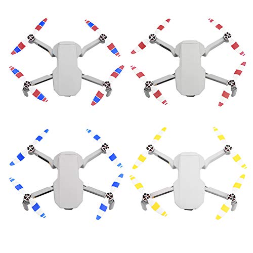 DJFEI Mavic Mini 2 Hélice, 4 Pares de hélices, Hélices, Hélices Silenciosas de bajo Ruido, Hélice Accesorios de Repuesto para dji Mavic Mini 2 Drone