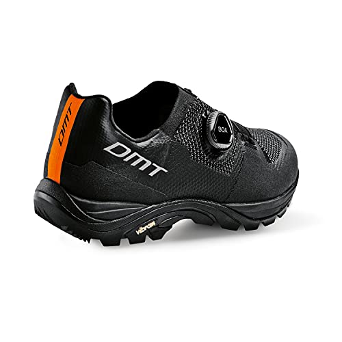 DMT TK1 Zapatillas de Ciclismo Enduro/Freeride, Unisex, Negro/Gris Oscuro, 41