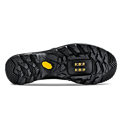 DMT TK1 Zapatillas de Ciclismo Enduro/Freeride, Unisex, Negro/Gris Oscuro, 41