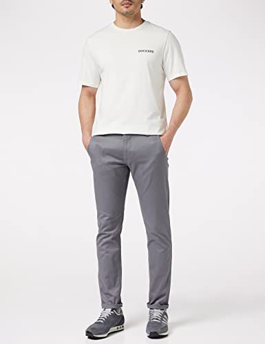 Dockers ALPHA ORIGINAL KHAKI SKINNY, Pantalones para Hombre, Gris (Burma Grey), W34/L32