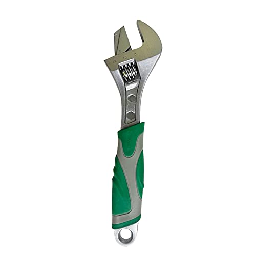 DOCX Llave inglesa ajustable, llave de mono de acero inoxidable multiherramienta, pequeña llave de goma ajustable, fontanero, electricista, automóvil, maquinaria, llave de 20.32 cm, 10.5 onzas