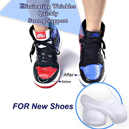 Doni 2 Pares Escudo de Zapatos, Protectores para Zapatillas de Deporte, Arrugas de Zapatos Antiarrugas, Prevenga Hendidura del Pliegue del Calzado Deportivo