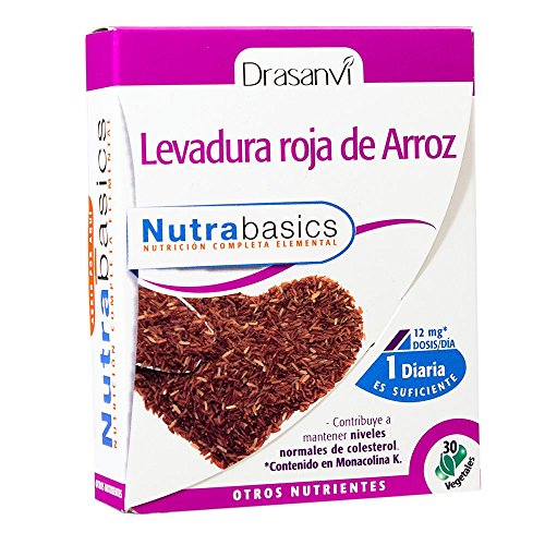 DRASANVI Levadura Roja De Arroz 30 Capsulas Nutrabasicos