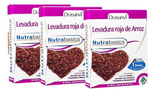 Drasanvi - Levadura Roja de Arroz - 30 Cápsulas (Pack 3u.)