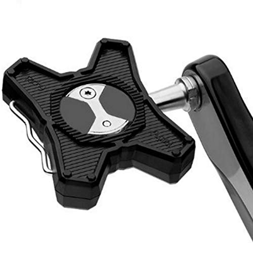 DUAO Par de Bicicletas Pedales Soporte Plano Convertidor para Speedplay Zero Pedals Adaptador Ciclismo Road Bike Pedal