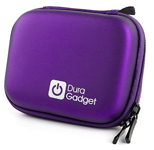 DURAGADGET Estuche Rígido Morado para Cámara Deportiva GoPro HERO7 Black, GoPro HERO7 Silver, GoPro HERO7 White