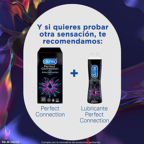 Durex Lubricante Perfect Connection de Base Silicona Larga Duración - Adecuado también para Sexo Anal - 100 ml