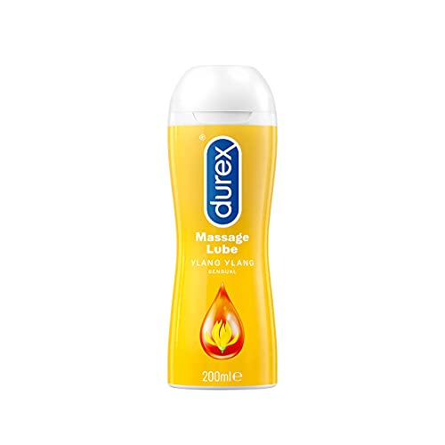 Durex Play Massage 2 en 1 Lubricante - 200 ml, Sensual (versión inglesa)