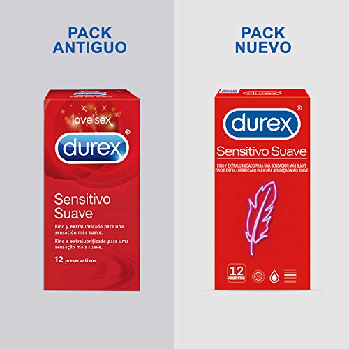 Durex Preservativos Ultrafinos Sensitivo Suave - 48 condones