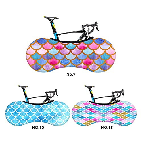 DZJUKD Serie de geometría Cubierta de Polvo de Bicicleta 26-28 Pulgadas Bicicleta de Carretera Bolsa de Polvo Interior Tela elástica Cubierta de Bicicleta de montaña (Color : B)