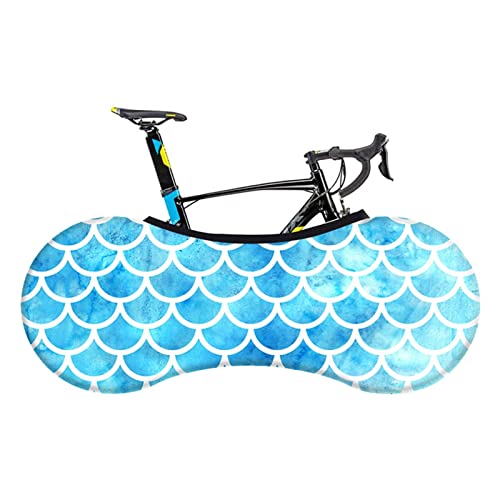 DZJUKD Serie de geometría Cubierta de Polvo de Bicicleta 26-28 Pulgadas Bicicleta de Carretera Bolsa de Polvo Interior Tela elástica Cubierta de Bicicleta de montaña (Color : B)