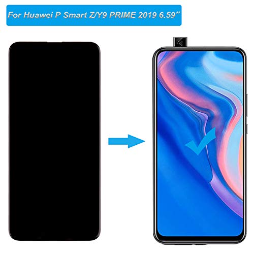 E-YIIVIIL LCD Compatible con Huawei P Smart Z/P Smart Pro / Y9 Prime 2019 Pantalla táctil LCD de 6,59 Pulgadas con Herramientas