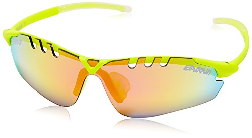 EASSUN X-Light Sport Gafas De Sol, Unisex, Amarillo (Fluor), M