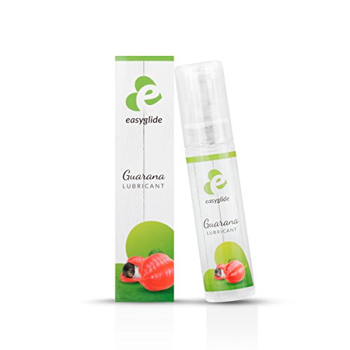 EasyGlide Guarana Lubricante (30 ml) Lubricante con Sabor a Guaraná Delicioso; Lubricante a Base de Agua; Vegano