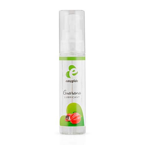 EasyGlide Guarana Lubricante (30 ml) Lubricante con Sabor a Guaraná Delicioso; Lubricante a Base de Agua; Vegano