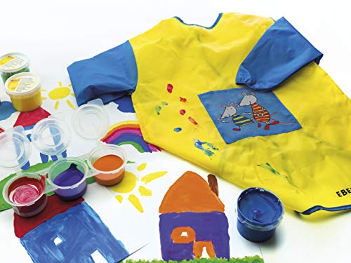 Eberhard Faber 579902 - Mandil infantil para pintar, color azul y amarillo , Modelos/colores Surtidos, 1 Unidad