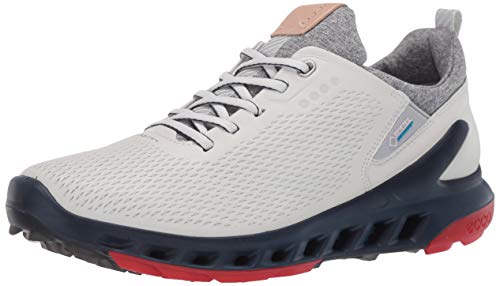 ECCO Biom Cool Pro Gore-tex - Zapatillas de golf para hombre, Blanco (blanco/escarlata), 42 EU