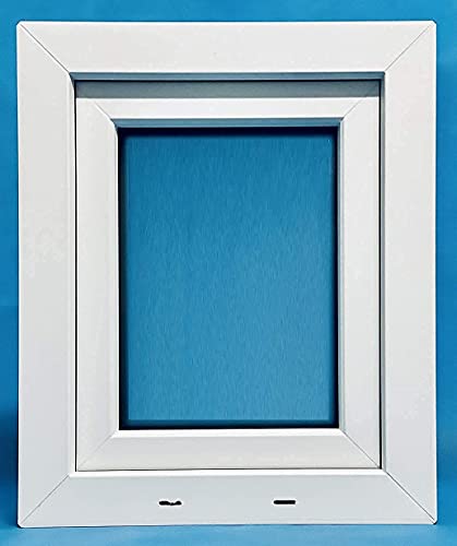 ECO-BLU PDL216 (V01M) Ventana Pvc Baño 500x600 Oscilobatiente Derecha Climalit Mate, Blanco, 50x60 cm (Paquete de 1)