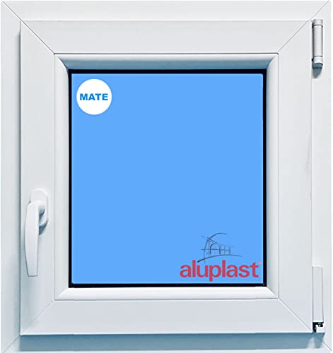 ECO-BLU PDL216 (V01M) Ventana Pvc Baño 500x600 Oscilobatiente Derecha Climalit Mate, Blanco, 50x60 cm (Paquete de 1)