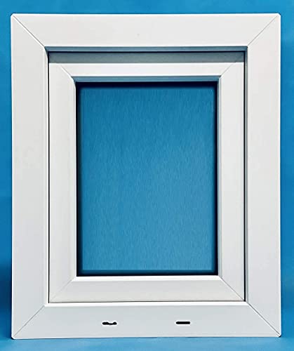 ECO-BLU (V02M) Ventana PVC 500x600 Blanca Oscilobatiente Izquierda Vidrio Mate