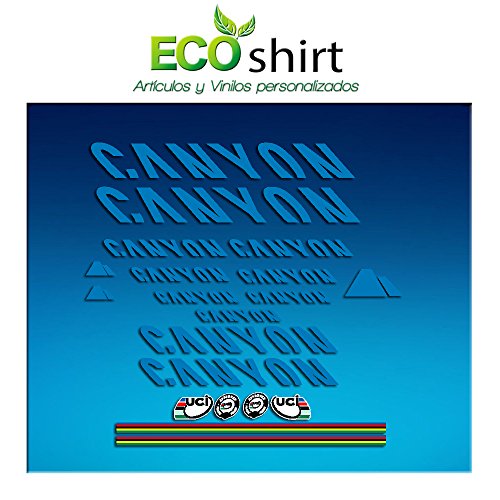 Ecoshirt Pegatinas Stickers Canyon Bike Aufkleber Decals Autocollants Adesivi Frame