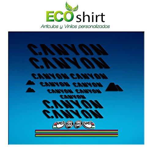Ecoshirt Pegatinas Stickers Canyon Bike Aufkleber Decals Autocollants Adesivi Frame